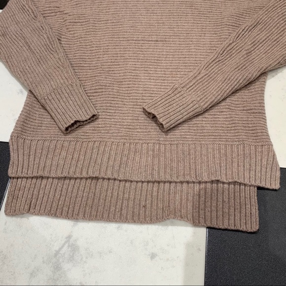 🦋(3 for $20) LOFT Brown Soft Knit Wool Turtleneck - Picture 3 of 4